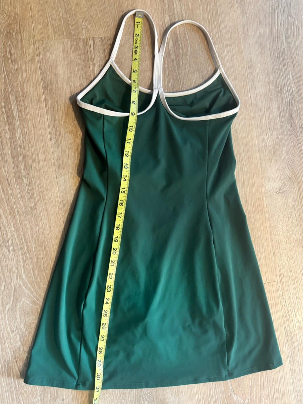Vuori Green Activewear dress with shorts under - Picture 5 of 7